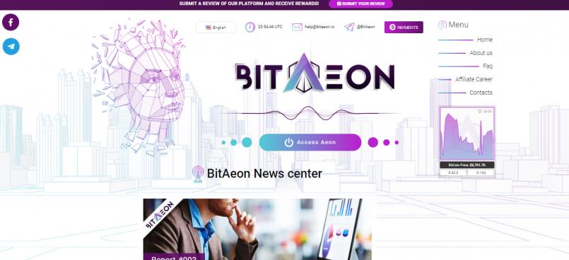BitAeon.io — Более 80 дней с момента запуска платформы.