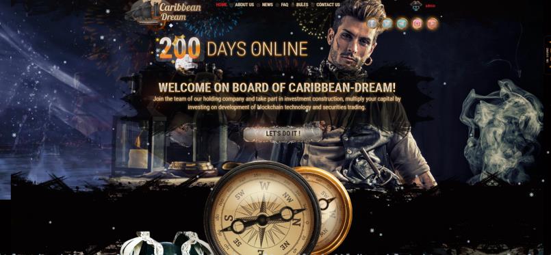 Caribbean-Dream.biz — Сегодня холдинг Caribbean Dream отмечает 200 дней работы в сети.