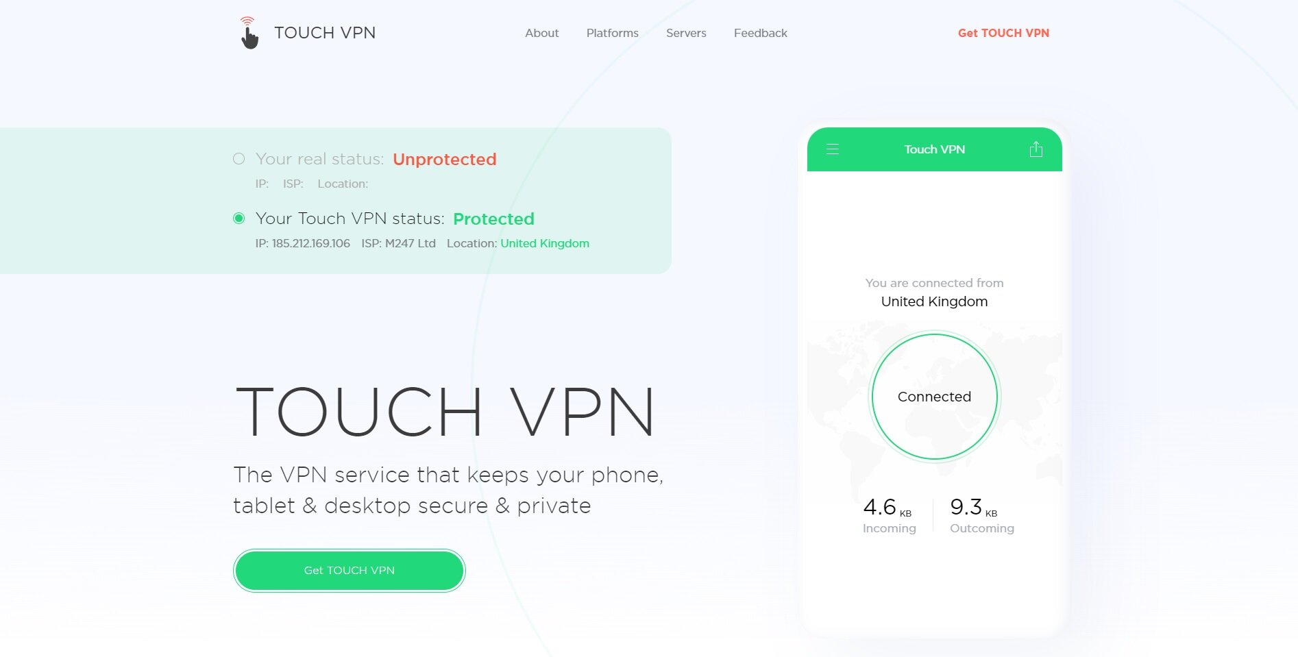 Touchvpn.net – Обзор и отзывы о бесплатном VPN-сервисе в виде расширения для браузера